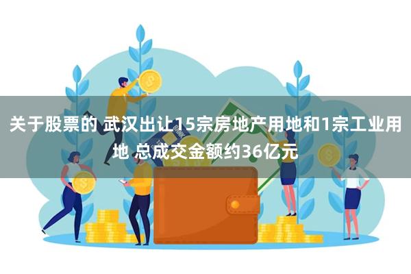 关于股票的 武汉出让15宗房地产用地和1宗工业用地 总成交金额约36亿元