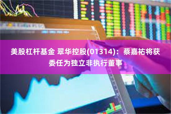 美股杠杆基金 翠华控股(01314)：蔡嘉祐将获委任为独立非执行董事
